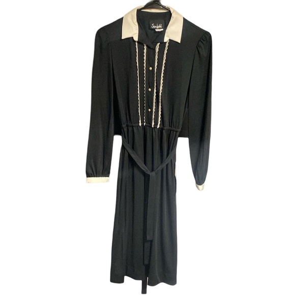 Jean Leslie Deadstock Wednesday Addams  vibes dress size 5 - Picture 2 of 12